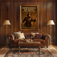 Hernando De Soto Explorer Of The New Poster