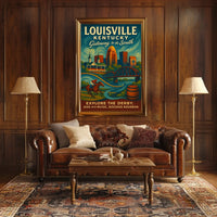 Louisville, Kentucky Gateway to the South Poster