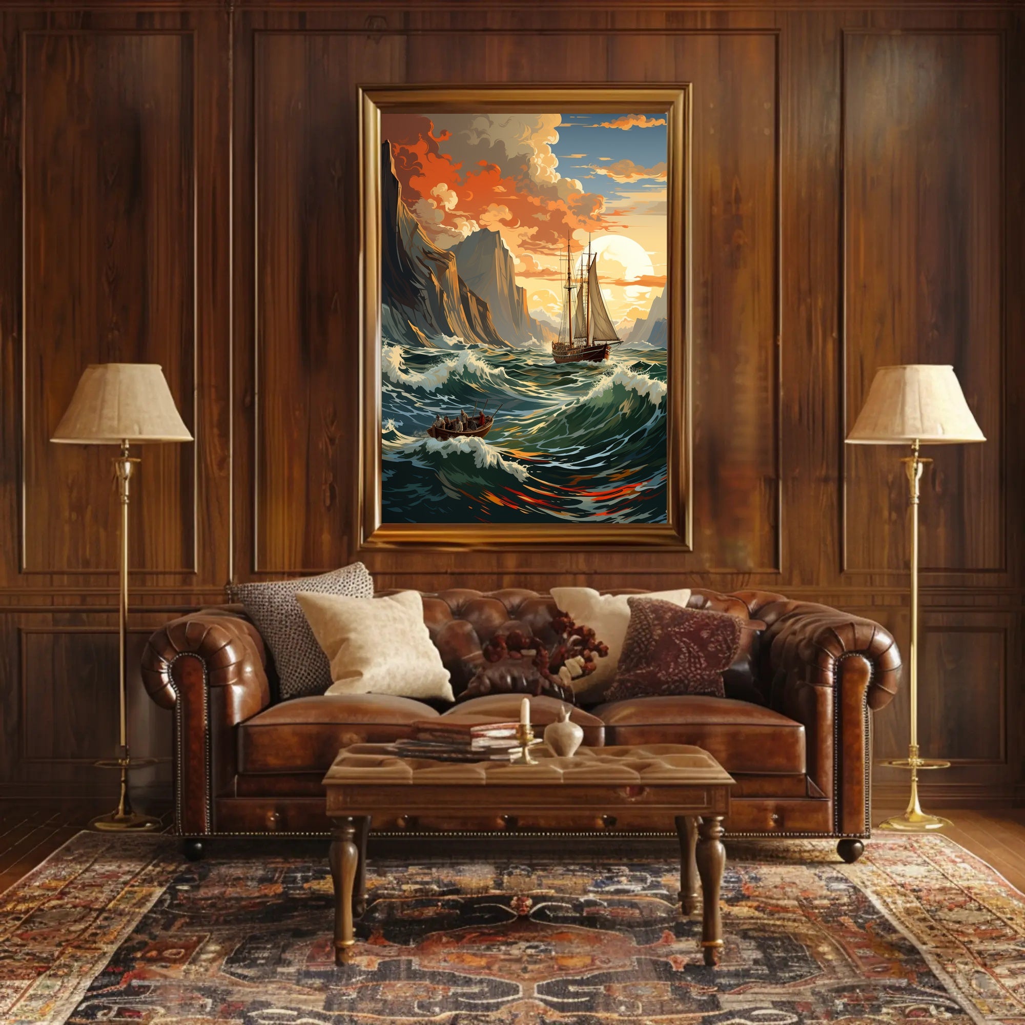 Voyage At Sea Poster PosterGoat