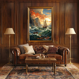 Voyage At Sea Poster PosterGoat