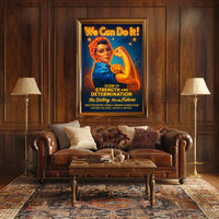 Icon of Strength and Determination Poster