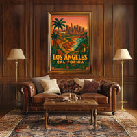 Los Angeles California Dreaming Poster