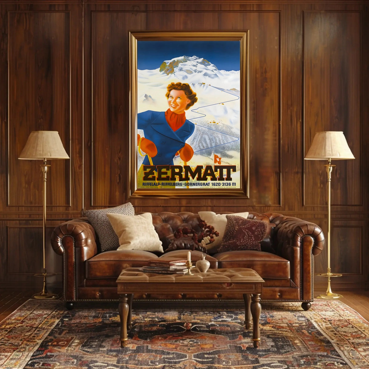 Zermatt Winter Adventure Poster
