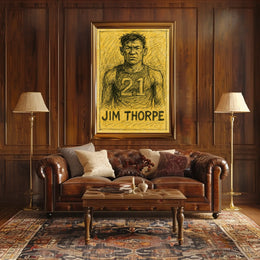 Jim Thorpe Portrait Poster