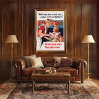 Home Canning Vintage Art: WWII Propaganda Poster PosterGoat