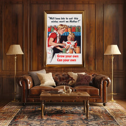 Home Canning Vintage Art: WWII Propaganda Poster PosterGoat