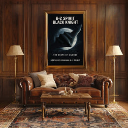 B-2 Spirit Black Knight Poster