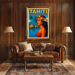 Tahiti French Polynesia Poster