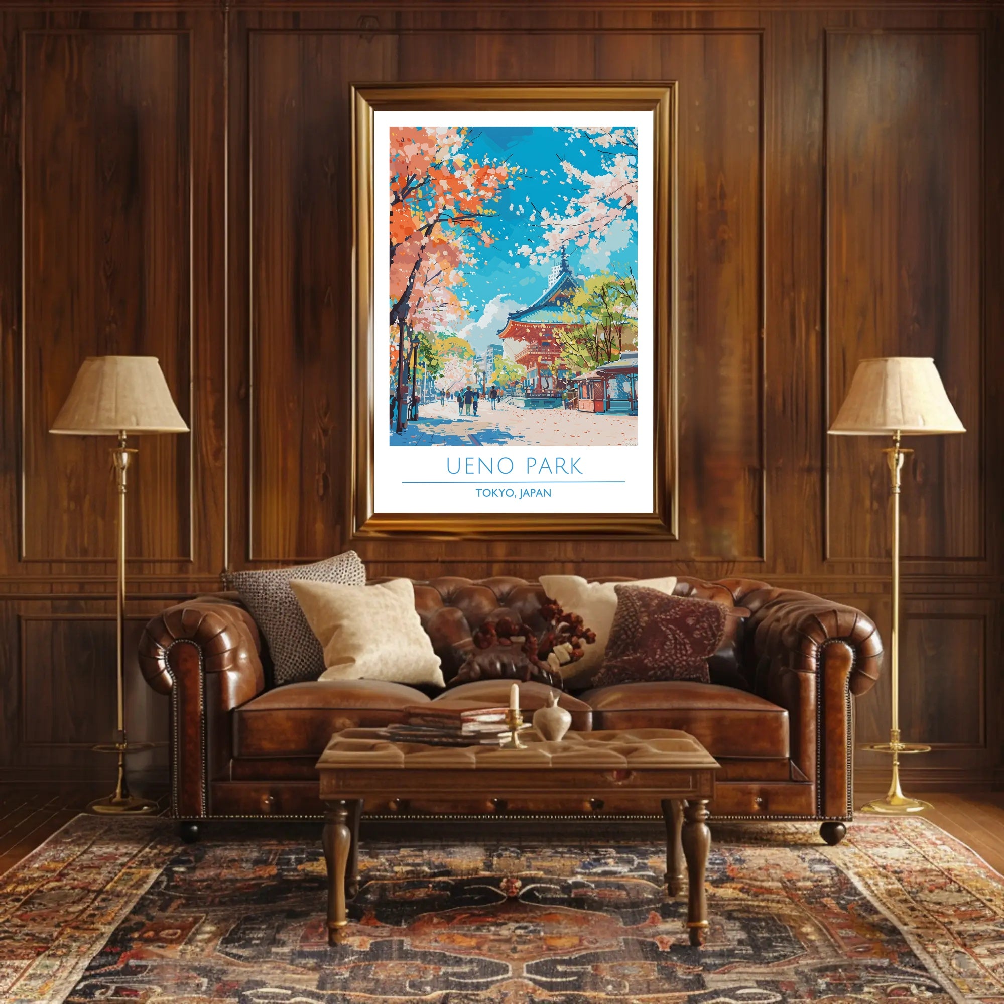 Ueno Park in Spring Poster