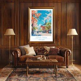 Ueno Park in Spring Poster