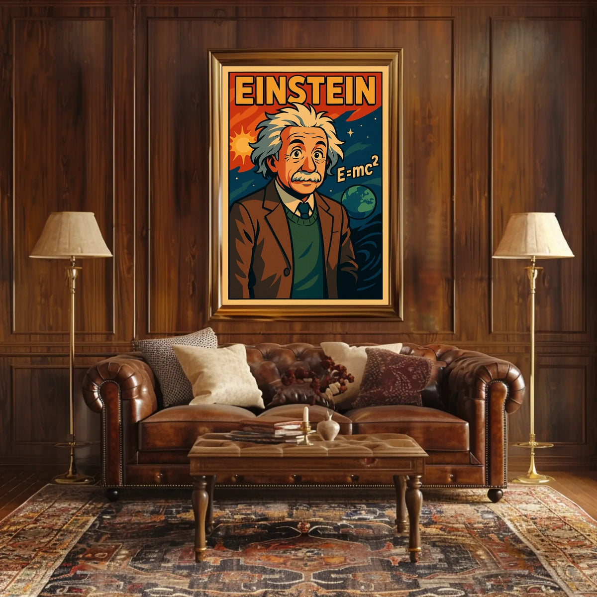 Einstein Theoretical Physicist Poster