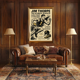 Jim Thorpe The Ultimate Athlete Jim Thorpe Poster