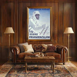 Den Norske Skijegerbataljon Recruitment Poster PosterGoat