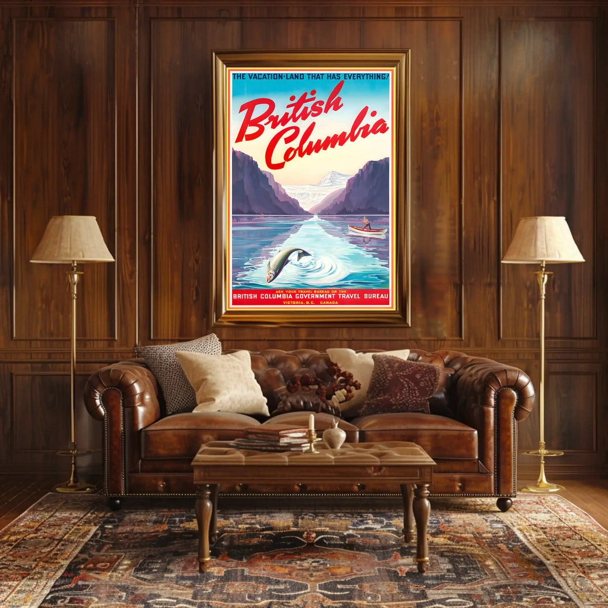 Discover British Columbia Poster