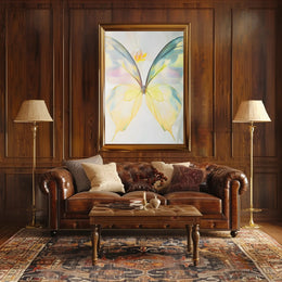 Ethereal Butterfly Wall Art Print Pastel Decor