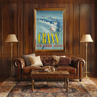 Crans-Sur-Sierre Ski Resort Poster