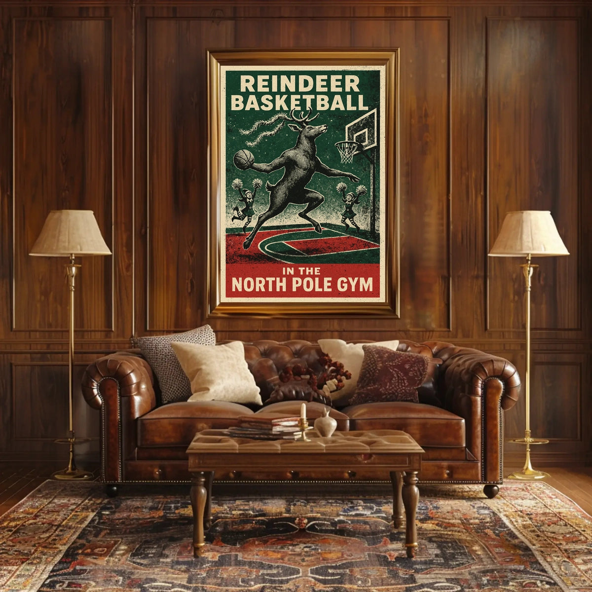 Reindeer Basketball Extravaganza Poster
