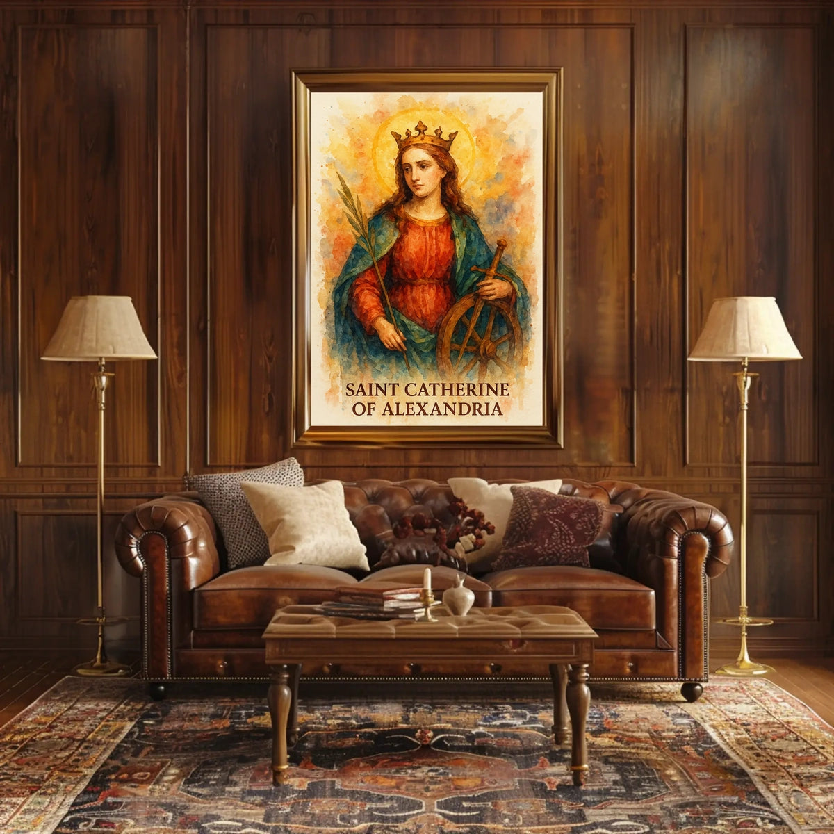 Saint Catherine of Alexandria Poster
