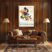 Winter Joys In Austria Poster