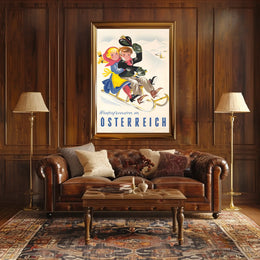 Winter Joys In Austria Poster