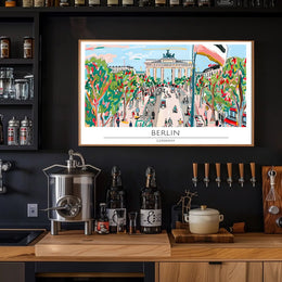 Vibrant Berlin Poster PosterGoat