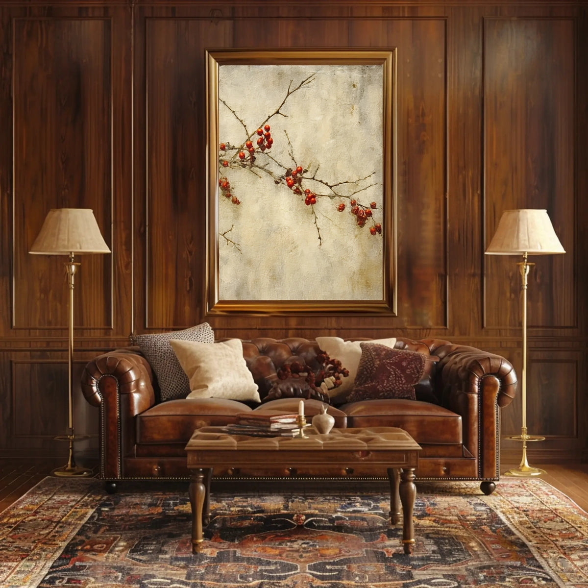 Winter Berries Poster