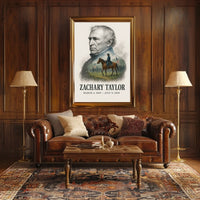 Zachary Taylor 12th President of the United States Reflections Poster