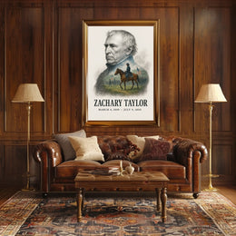 Zachary Taylor 12th President of the United States Reflections Poster