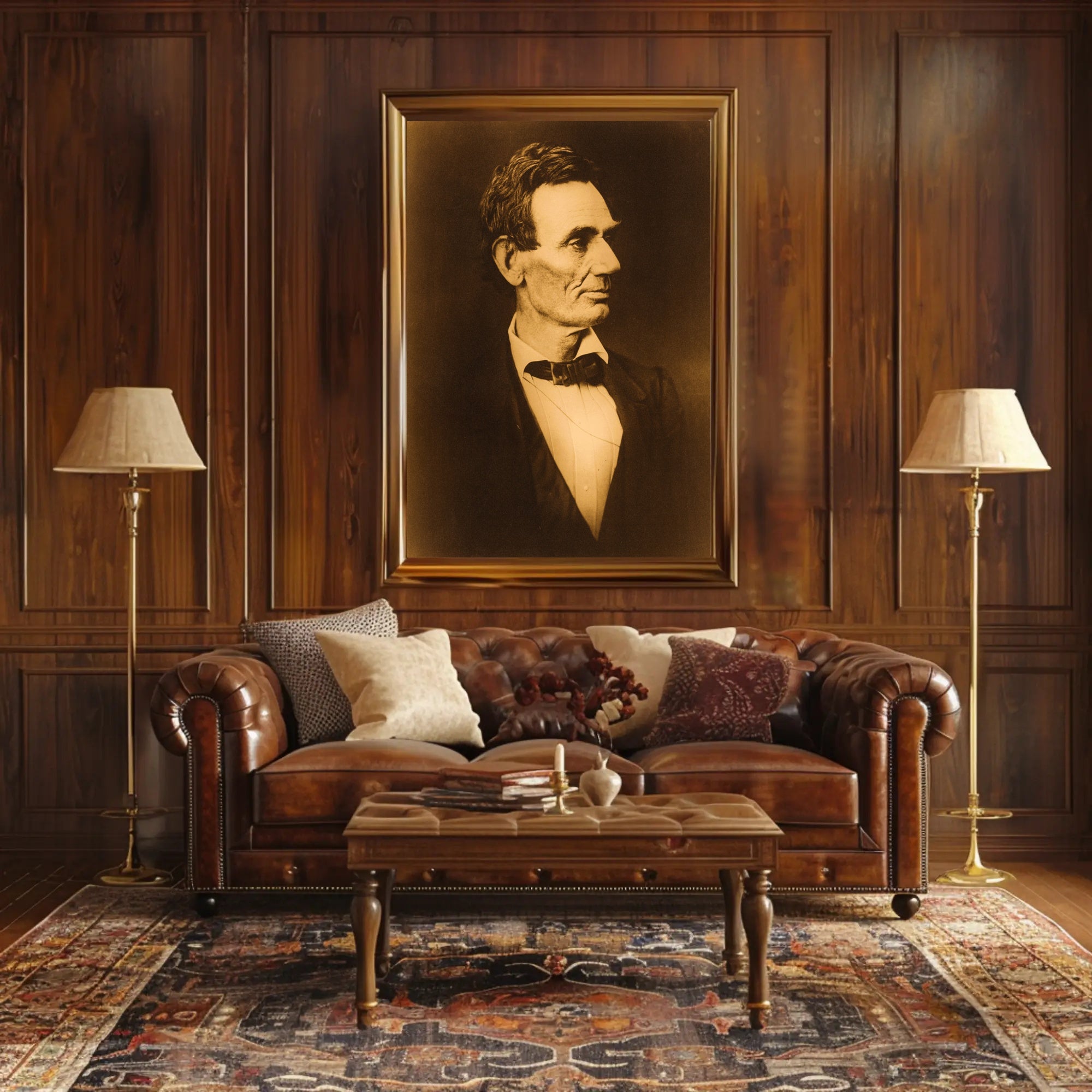 Abraham Lincoln Crossed Arms Poster Wall Art Decor PosterGoat