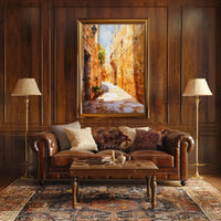 Malta Mdina Silent City Street Poster