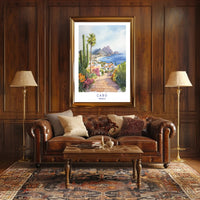 Cabo San Lucas Coastal Scene Travel Poster PosterGoat