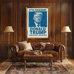 Trump Leadership Legacy Patriotic Portrait Poster