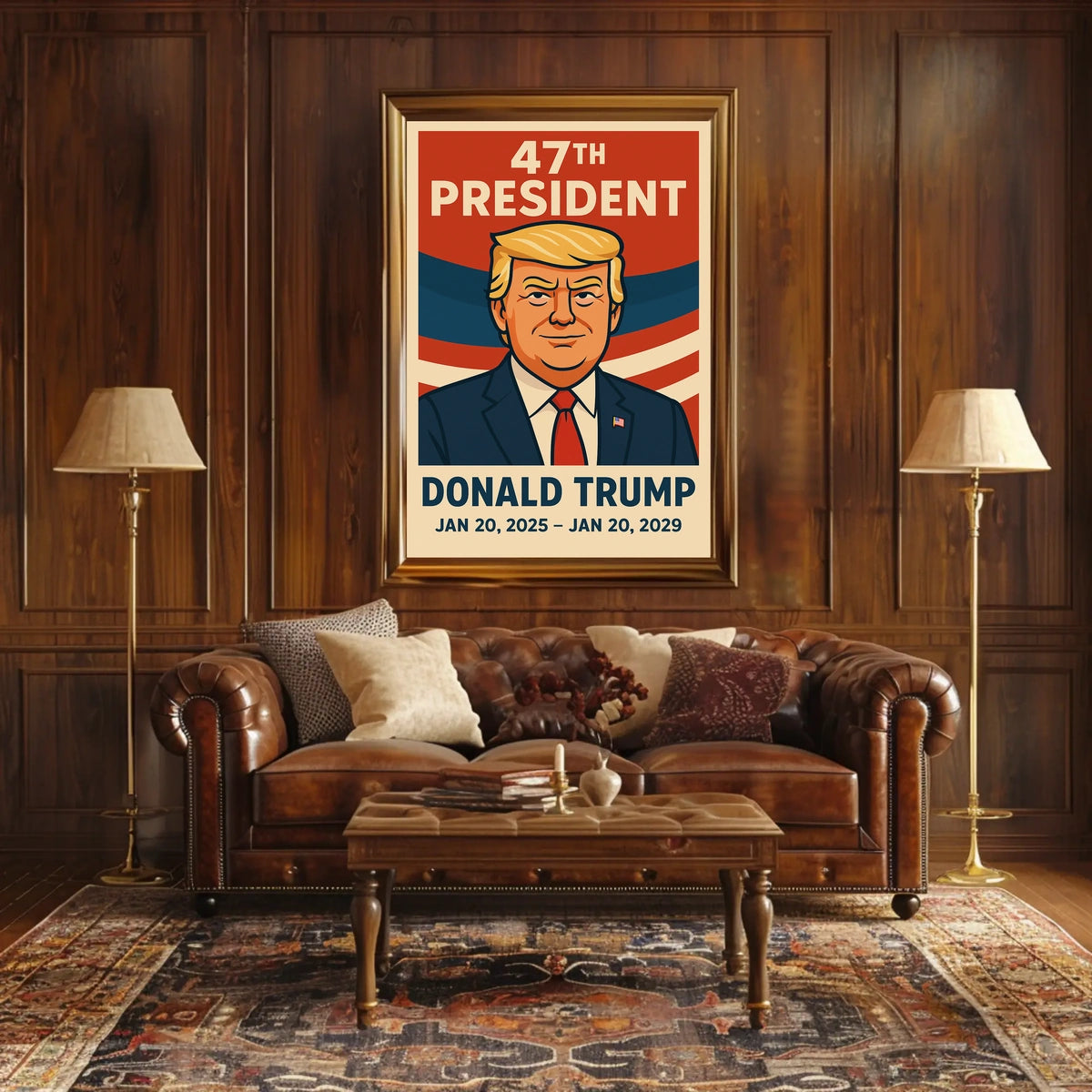 Donald Trump The Pinnacle of Leadership Poster
