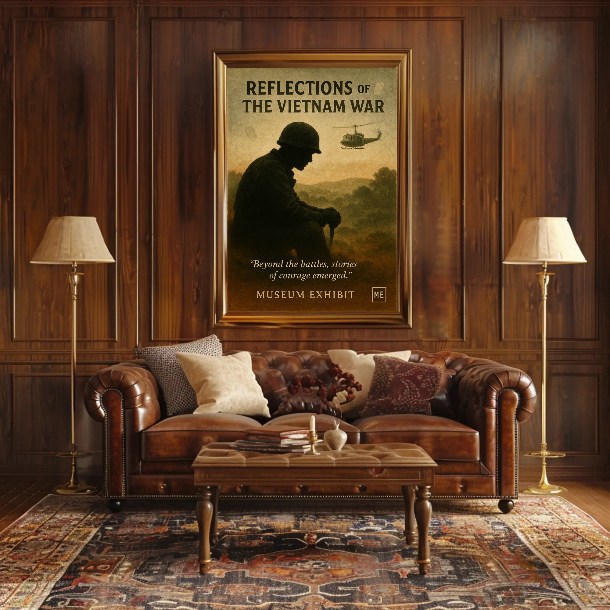 Reflections of the Vietnam War Poster Art Print