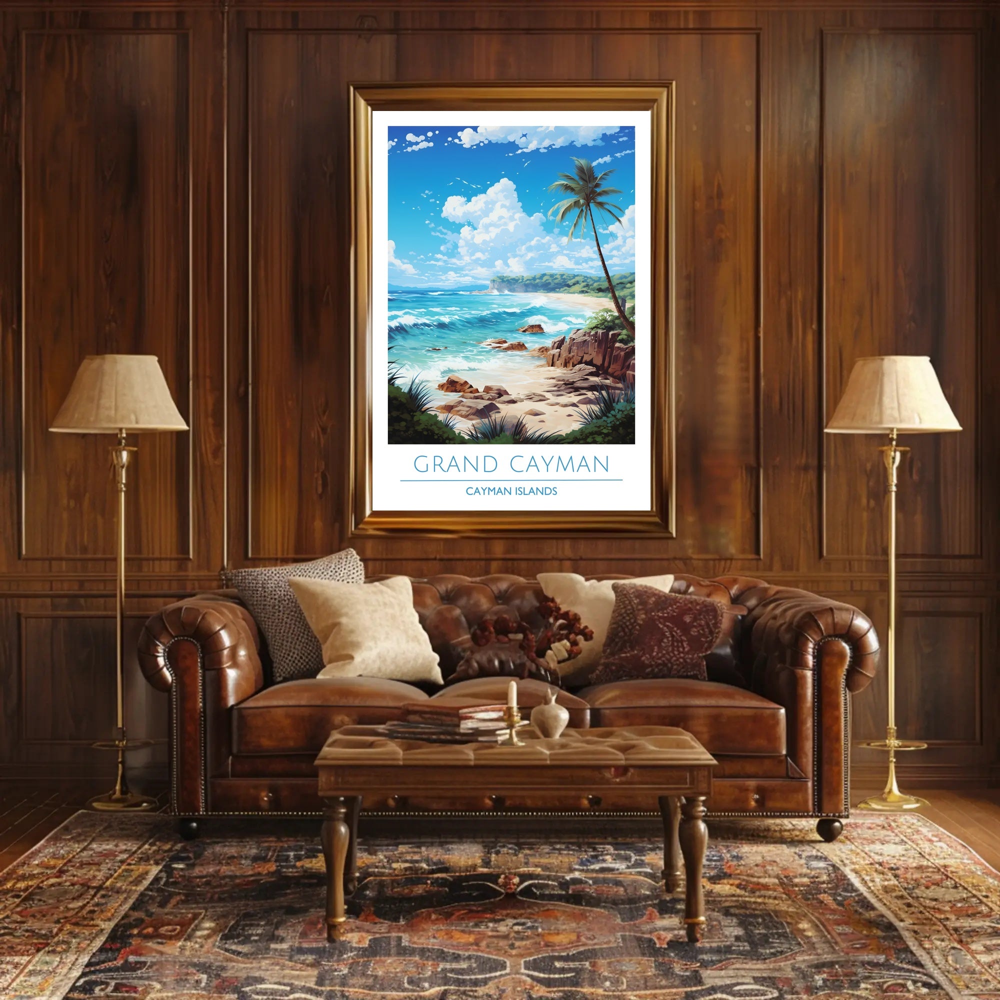 Grand Cayman Beachscape Poster