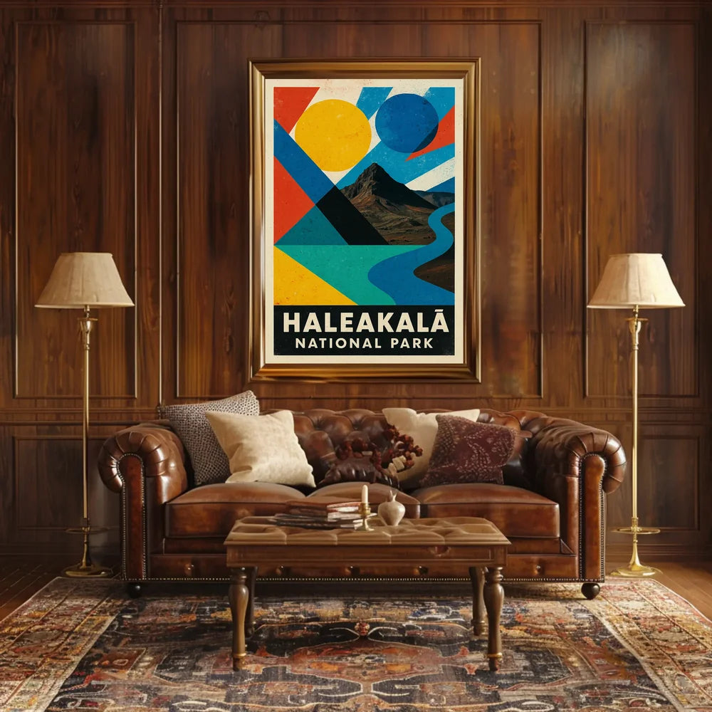Haleakalā National Park Adventure Travel Poster