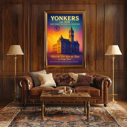 Yonkers New Yorks Historical Frontier Poster PosterGoat