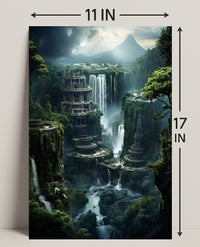 Enchanted Waterfalls Of The Lost City Poster