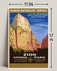 Zion National Park Explore Nature Poster PosterGoat