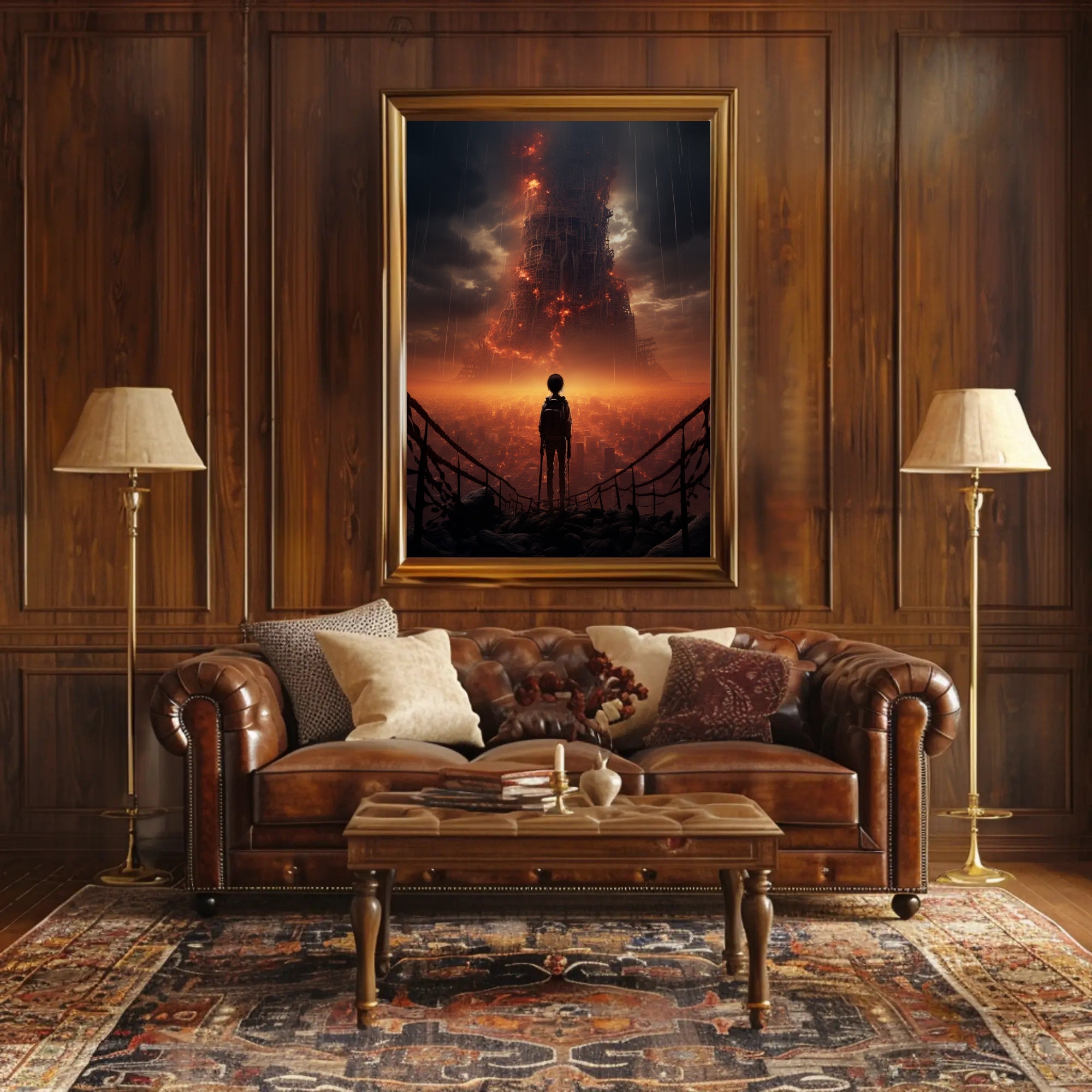 The Burning Tower Poster