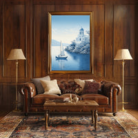 Tranquil Mediterranean Scene Poster PosterGoat