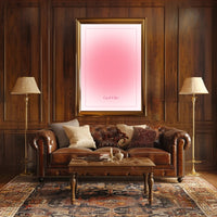Good Vibes Soft Pink Minimalism Motivational or Quote Poster PosterGoat