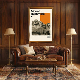 Mount Rushmore Landmark Art Print: Historical or Presidential Poster