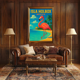 Isla Holbox Tropical Paradise Poster