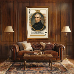 William Henry Harrison Ninth President Portrait Poster
