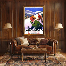 Champ Du Feu Alsace Winter Sports Poster