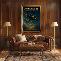 Junkers Ju 88 Pioneering Force of the Luftwaffe Poster