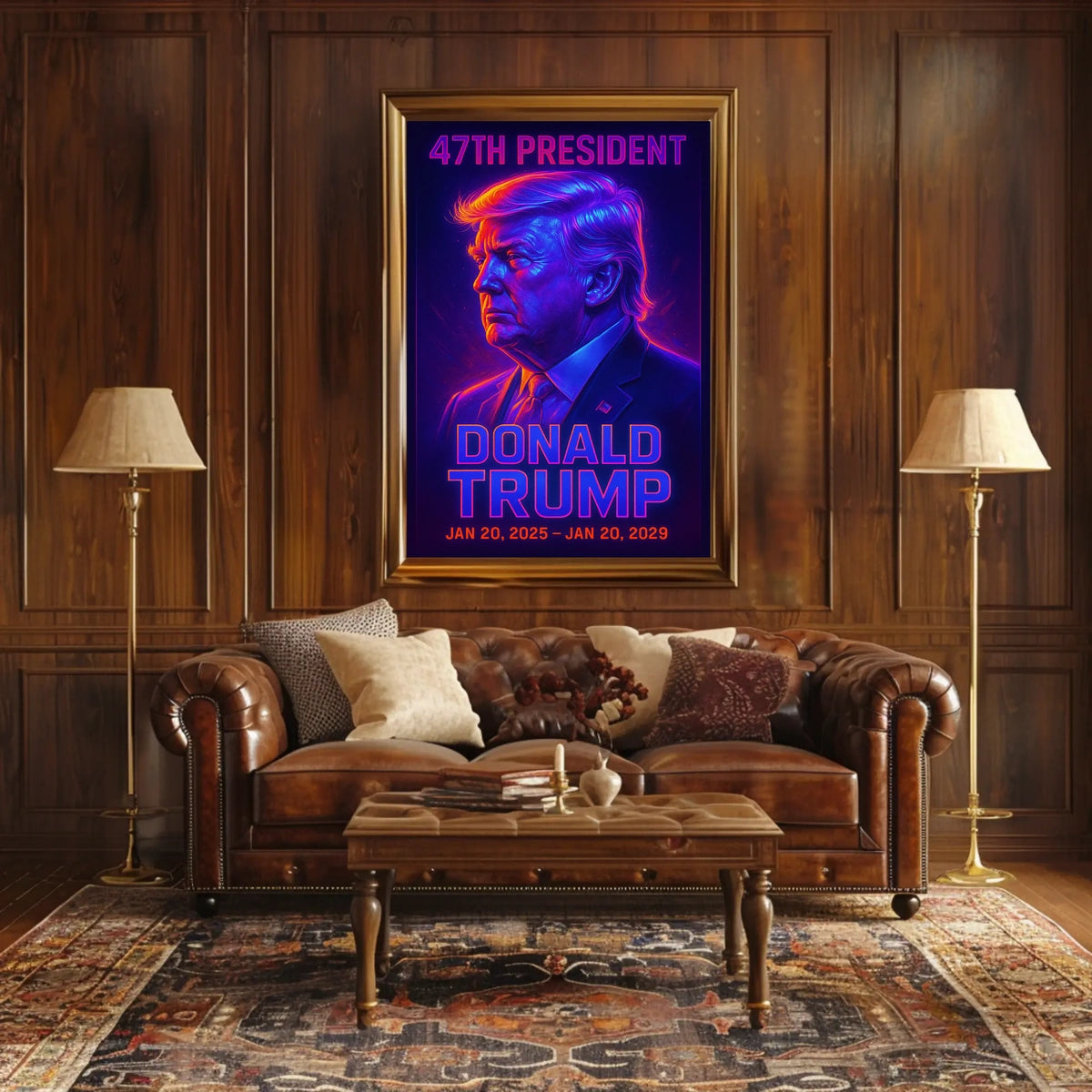 Donald Trump 47th President Poster