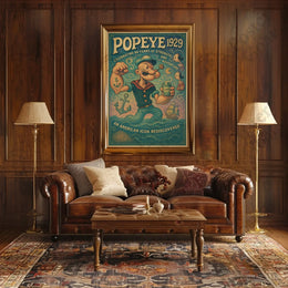 Popeye 94th Anniversary Vintage Pop Culture Poster