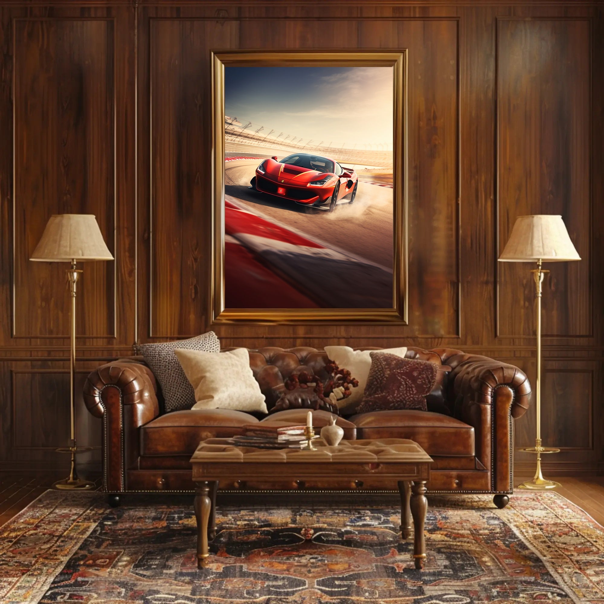 Racing Elegance Poster PosterGoat
